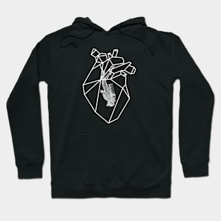 Diving Heart x White Hoodie